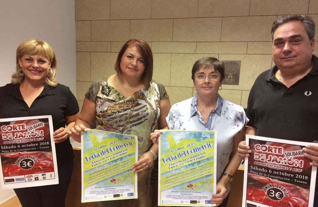 El sábado 6 de octubre habrá “Corte de Jamón solidario” a beneficio de AELIP y D´Genes